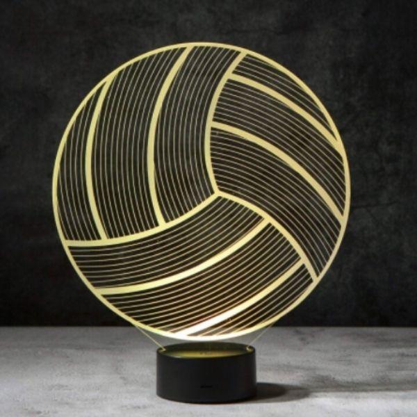 Luminária Decoração 3D Voleibol + Frete Grátis + Envio Imediato + Brinde