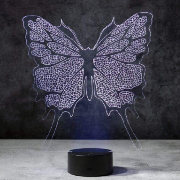 Luminária Decoração 3D Borboleta + Frete Grátis + Envio Imediato + Brinde